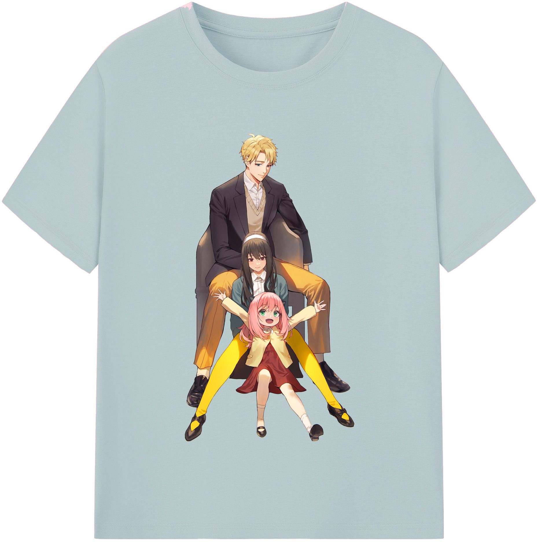 （画像用） SPY×FAMILY间谍家家酒 綿100％半袖Tシャツ（フロントプリント）